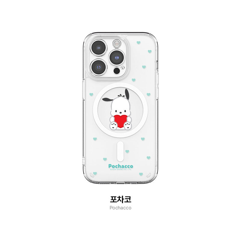 Sanrio Characters Lens Guard MagSafe Shockproof Transparent Case Cover