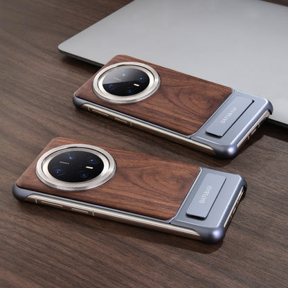 Oatsbasf MagSafe Metal+Wood Extraordinary Sliding Case Cover