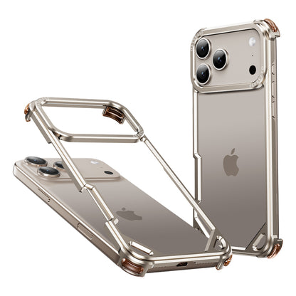 Oatsbasf Simple Shield Air Cushion Shockproof Aluminum Metal Bumper Case Cover