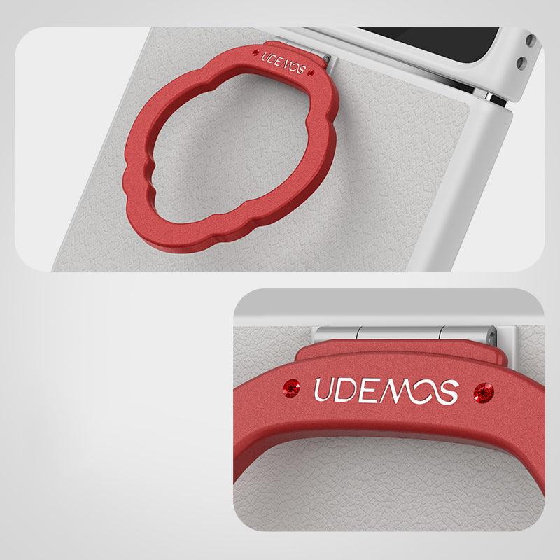 X-Doria Defense UDEMOS Exuberant Finger Ring Holder Leather Case Cover