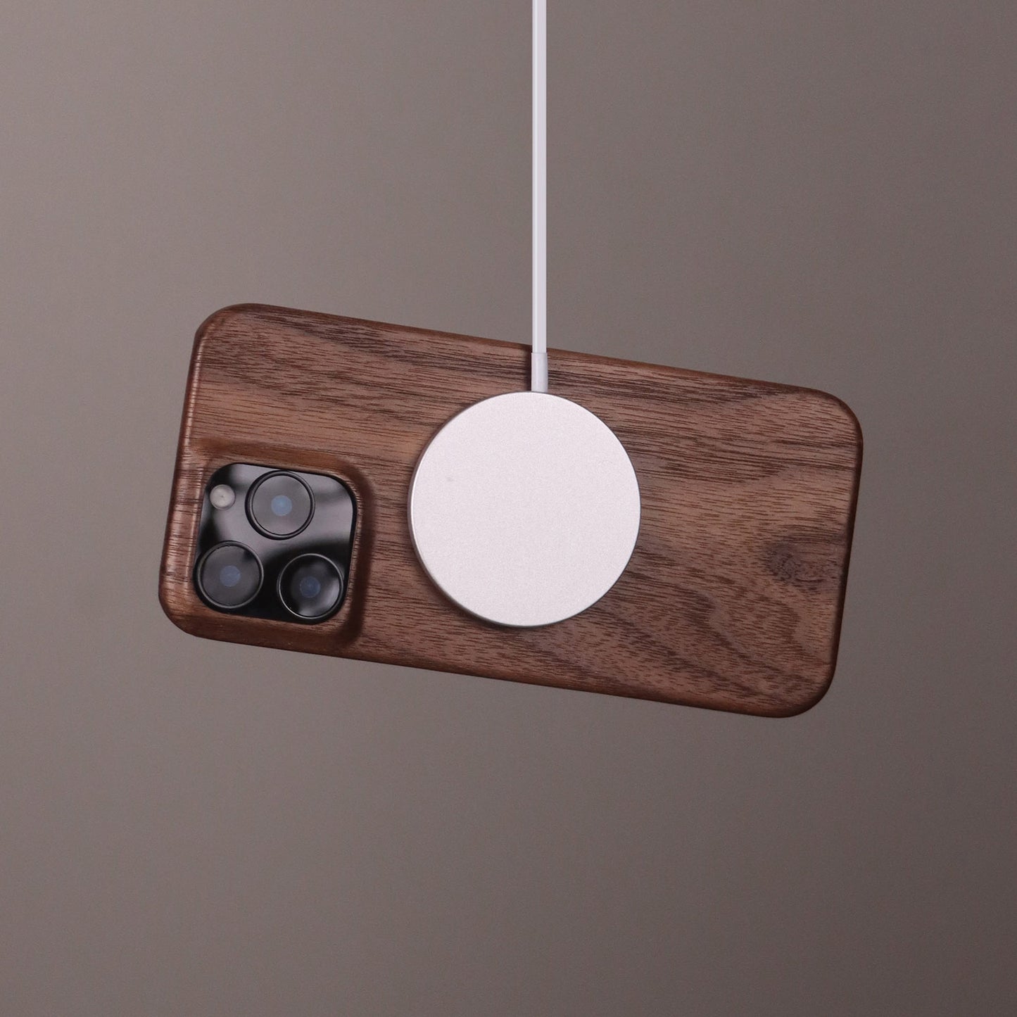 SHOWKOO MagSafe Aramid Natural Wood Ultra Slim Case Cover