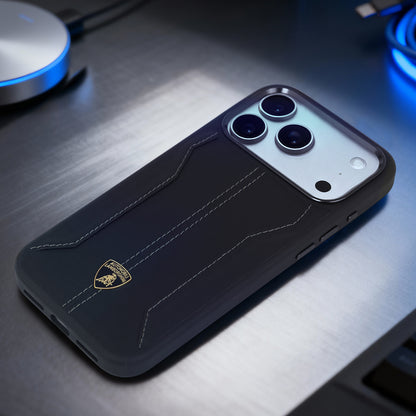Lamborghini Genuine Leather Phone Case - Huracan D1