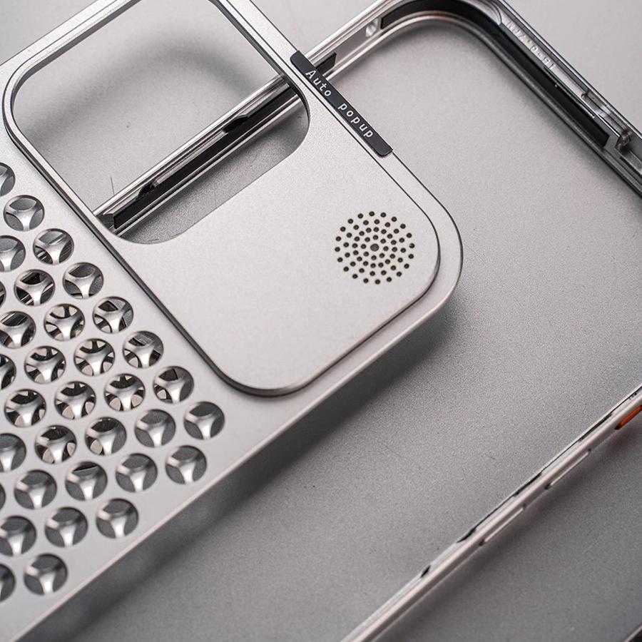 R-Just Aluminum Metal Heat Dissipation Aromatherapy Protective Case Cover