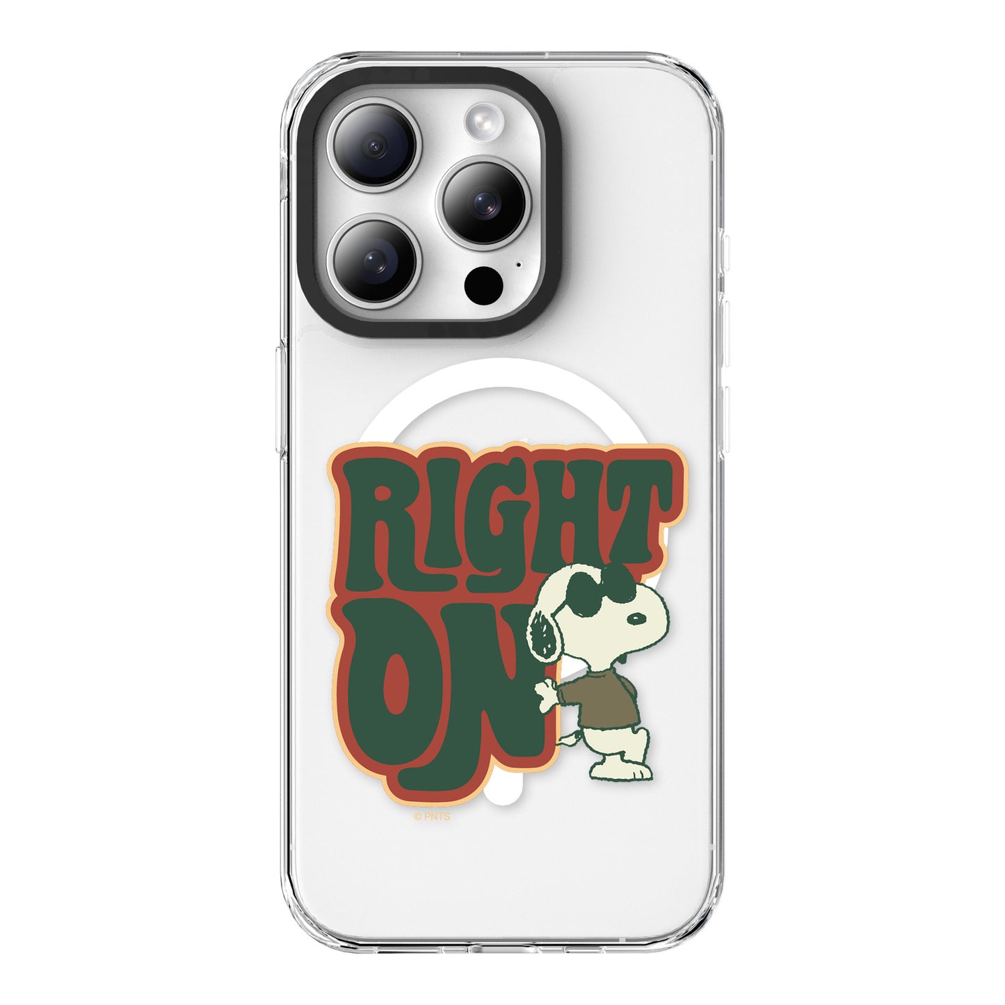 Peanuts Snoopy MagSafe Shockproof Transparent Protective Case Cover