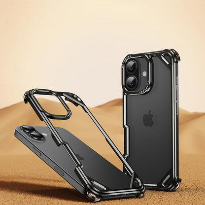 Oatsbasf Simple Shield Air Cushion Shockproof Aluminum Metal Bumper Case Cover