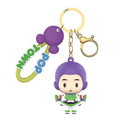 Disney Pop Town Key Ring Doll Pendant Keychain Anti-lost Lanyard