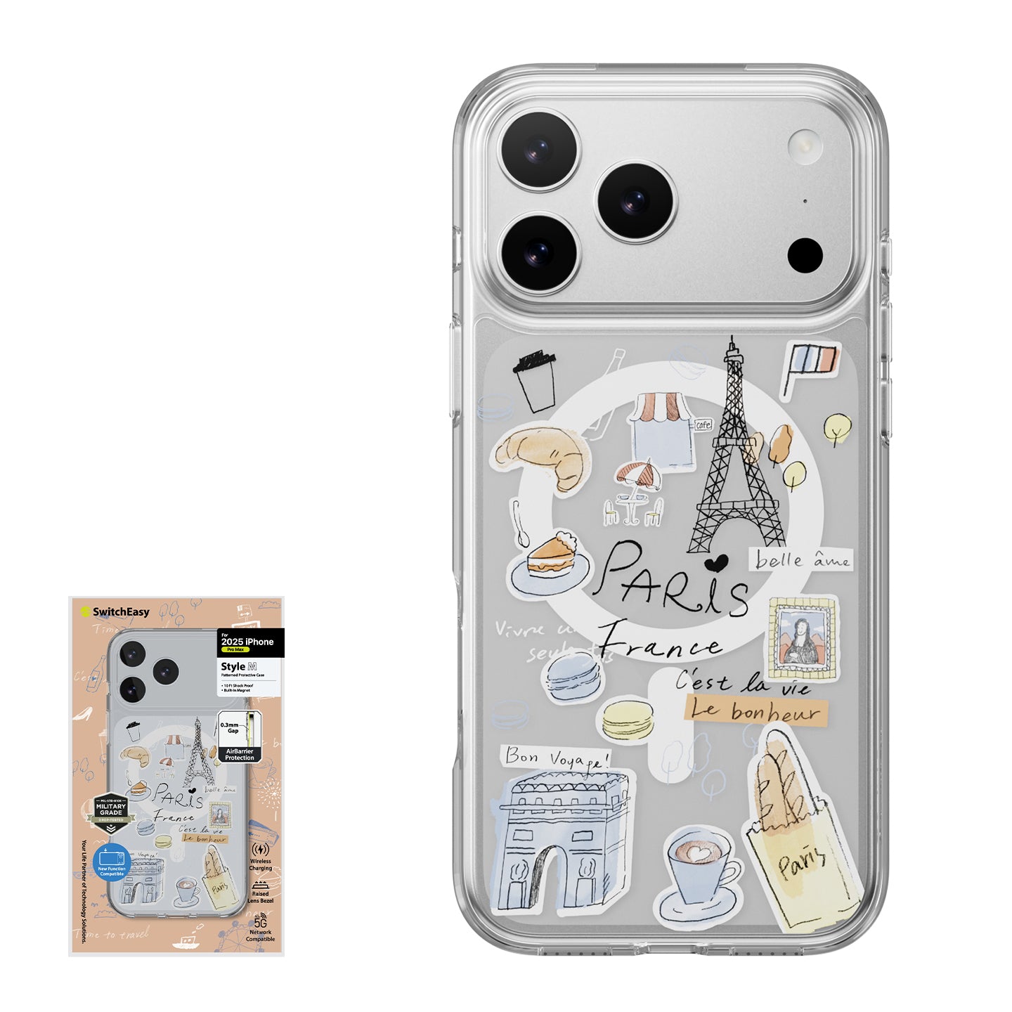 SwitchEasy Style M MagSafe Double In-Mold Decoration Case Cover