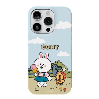 Line Friends Country Life Dual Layer TPU+PC Shockproof Guard Up Combo Case Cover