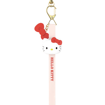 UKA Hello Kitty Keychain Ring Cute Doll Pendant Anti-lost Strap Silicone Lanyard