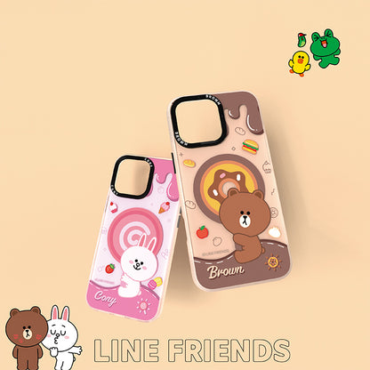 Line Friends Foodie MagSafe All-inclusive Shockproof IMD Protective Case Cover