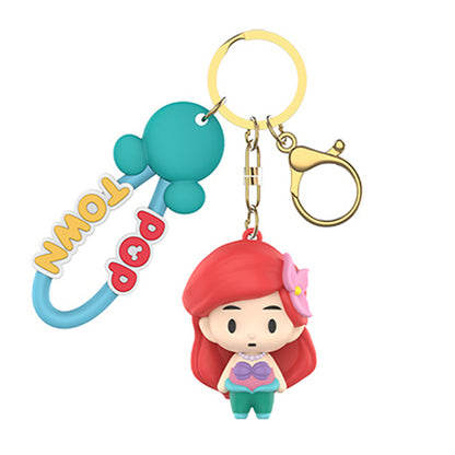 Disney Pop Town Key Ring Doll Pendant Keychain Anti-lost Lanyard