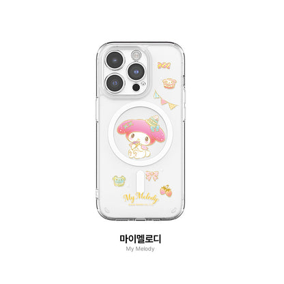 Sanrio Characters Lens Guard MagSafe Shockproof Transparent Case Cover