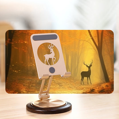 Armor King Foldable 360° Rotation Metal Phone Holder Adjustable Desktop Tablet Stand
