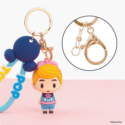 Disney Pop Town Key Ring Doll Pendant Keychain Anti-lost Lanyard