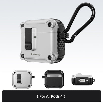 SwitchEasy Rugged Shield Anti-Lost Apple AirPods Charging Case Cover