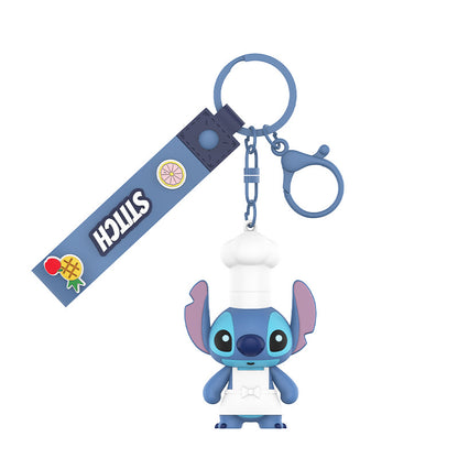 Disney Enjoy Series Key Ring Doll Pendant Keychain Anti-lost Lanyard