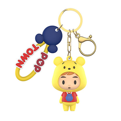 Disney Pop Town Key Ring Doll Pendant Keychain Anti-lost Lanyard