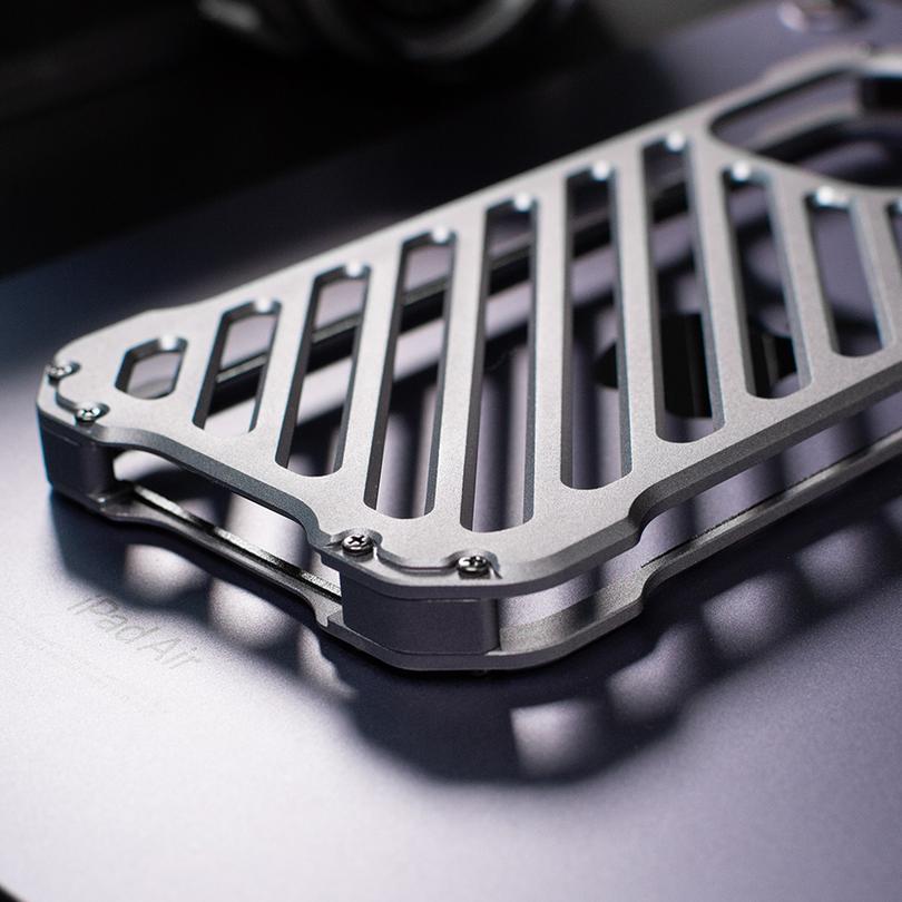 R-Just Breathable Armor Shockproof Aluminum Shell Metal Case with Lens Protector