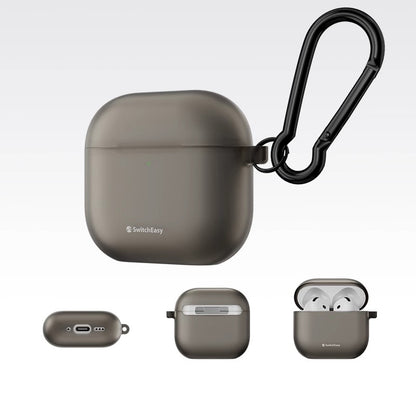 SwitchEasy Glaze Translucent Bayer TPU Apple AirPods Case with Carabiner