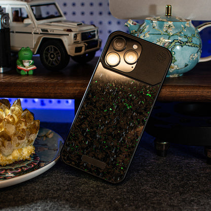 Armor King MagSafe Aluminum+Forged Carbon Fiber Heat Dissipation Aromatherapy Protective Cover Case