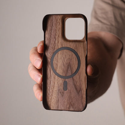 SHOWKOO MagSafe Aramid Natural Wood Ultra Slim Case Cover