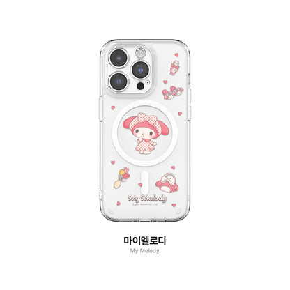 Sanrio Characters Lens Guard MagSafe Shockproof Transparent Case Cover