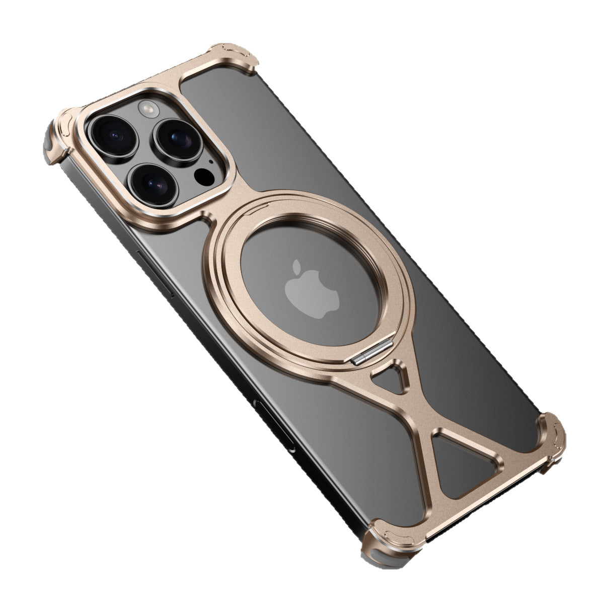 Armor King X-Line MagSafe Pivot Ring Stand Air Cushion Metal Case Cover