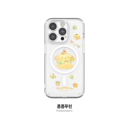 Sanrio Characters Lens Guard MagSafe Shockproof Transparent Case Cover