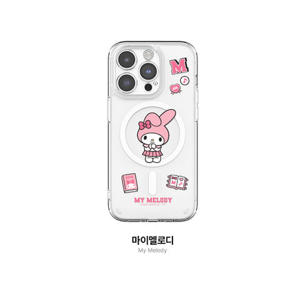 Sanrio Characters Lens Guard MagSafe Shockproof Transparent Case Cover