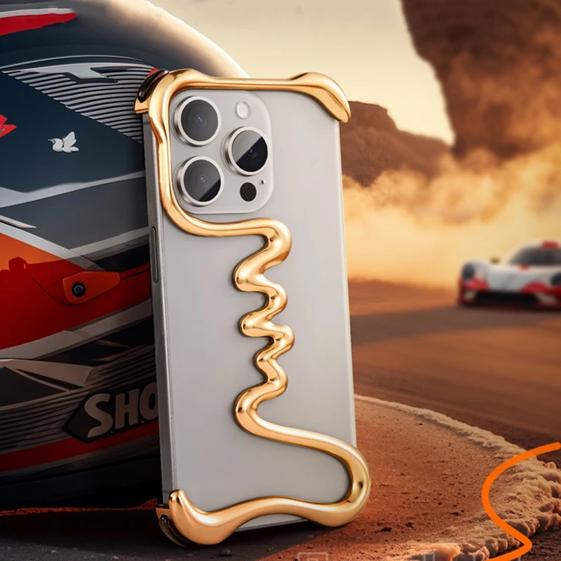 Armor King Bayanbulak Rallying Zinc Alloy Minimalist Metal Case Cover