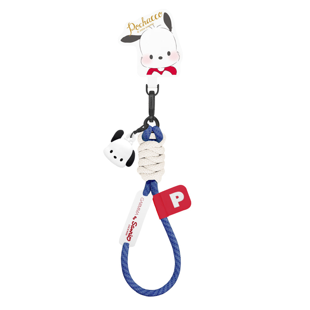 GARMMA Sanrio Characters Quipu Doll Charm Buckle Strap Adjustable Phone Lanyard