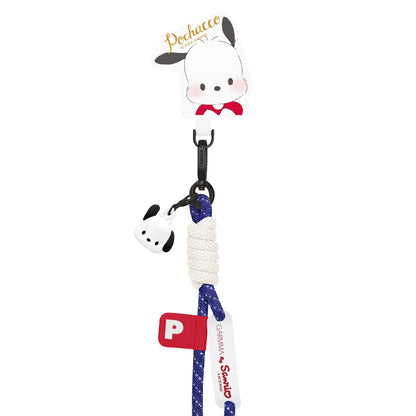 GARMMA Sanrio Characters Quipu Doll Charm Buckle Strap Crossbody Phone Lanyard