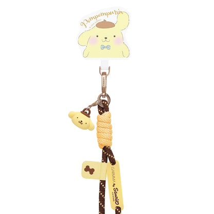 GARMMA Sanrio Characters Quipu Doll Charm Buckle Strap Crossbody Phone Lanyard