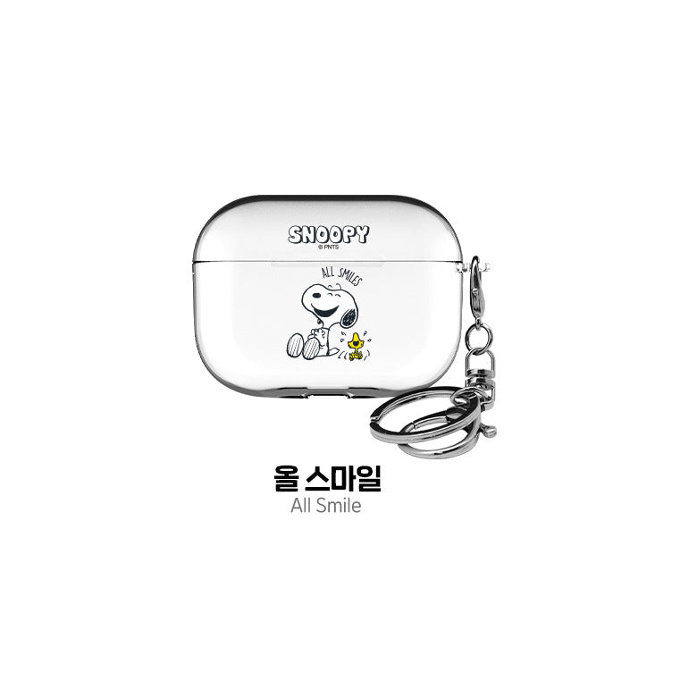 Snoopy Clear Slim Apple AirPods Case Cover