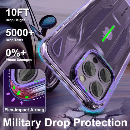 PQY Supercar Military Grade Shockproof Luminous Case Cover