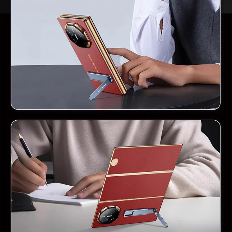 Oatsbasf Ultra-thin Portable Invisible Concealed Push-Pull Metal Phone Stand for Foldable Phones