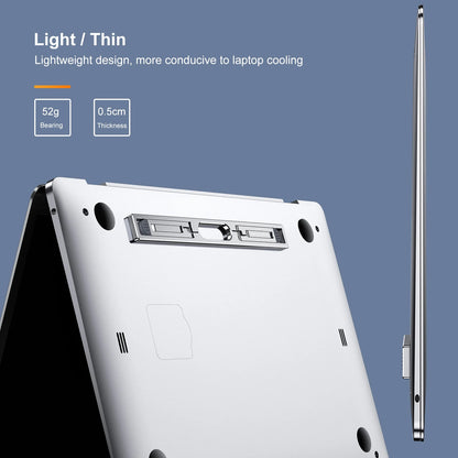 Oatsbasf Portable Laptop Stand Adjustable Tablet Riser Invisible Notebook Foldable Bracket