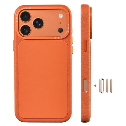 Oatsbasf Origin MagSafe Genuine Leather Capacitive Camera Button Case Cover