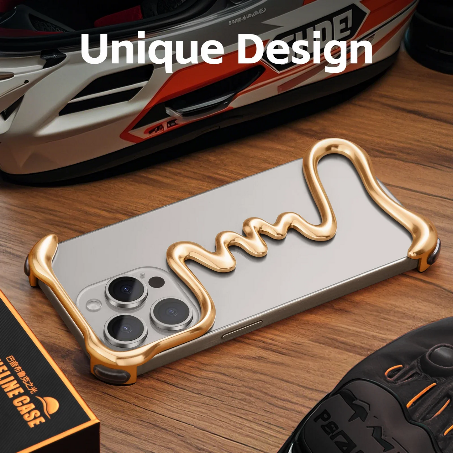 Armor King Bayanbulak Rallying Zinc Alloy Minimalist Metal Case Cover