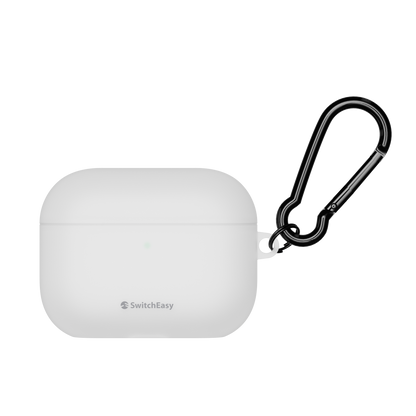 SwitchEasy Glaze Translucent Bayer TPU Apple AirPods Case with Carabiner