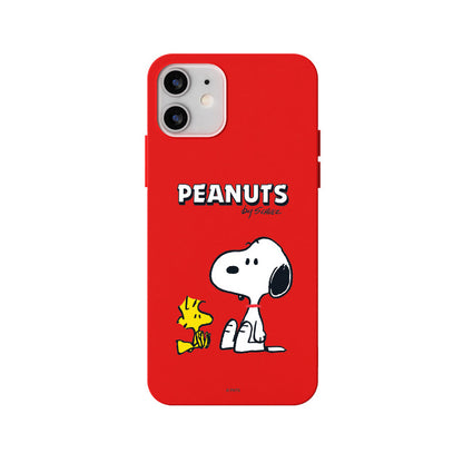 Peanuts Snoopy Liquid Silicone Soft Color Jelly Case Cover