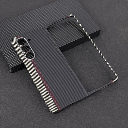 Oatsbasf Luxury Pure Carbon Fiber Case for Samsung Foldable Smartphones