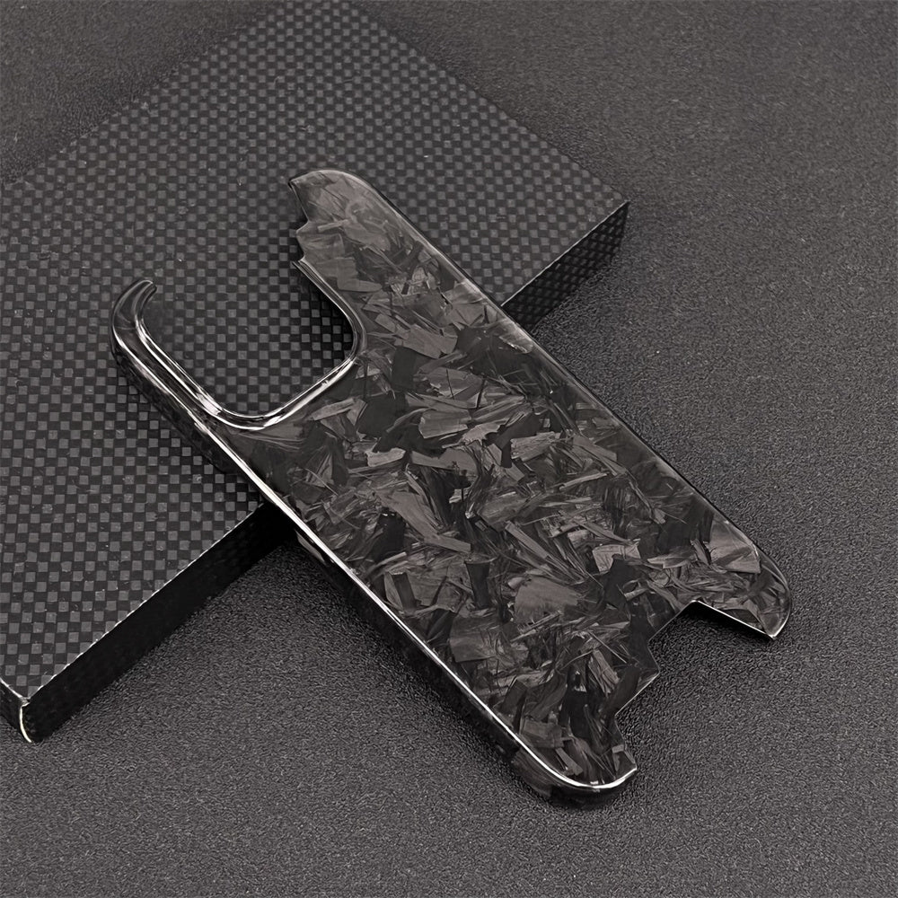 Oatsbasf Luxury Irregular Pure Carbon Fiber Case for Apple iPhone