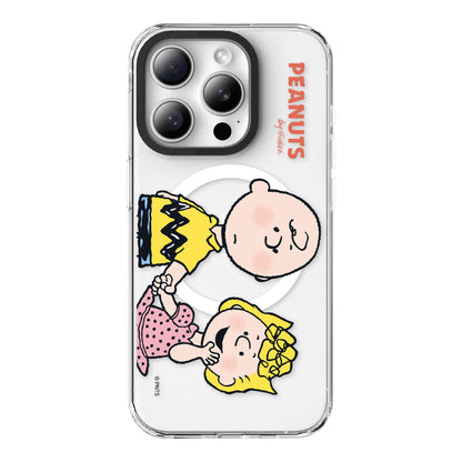 Peanuts Snoopy MagSafe Shockproof Transparent Case Cover