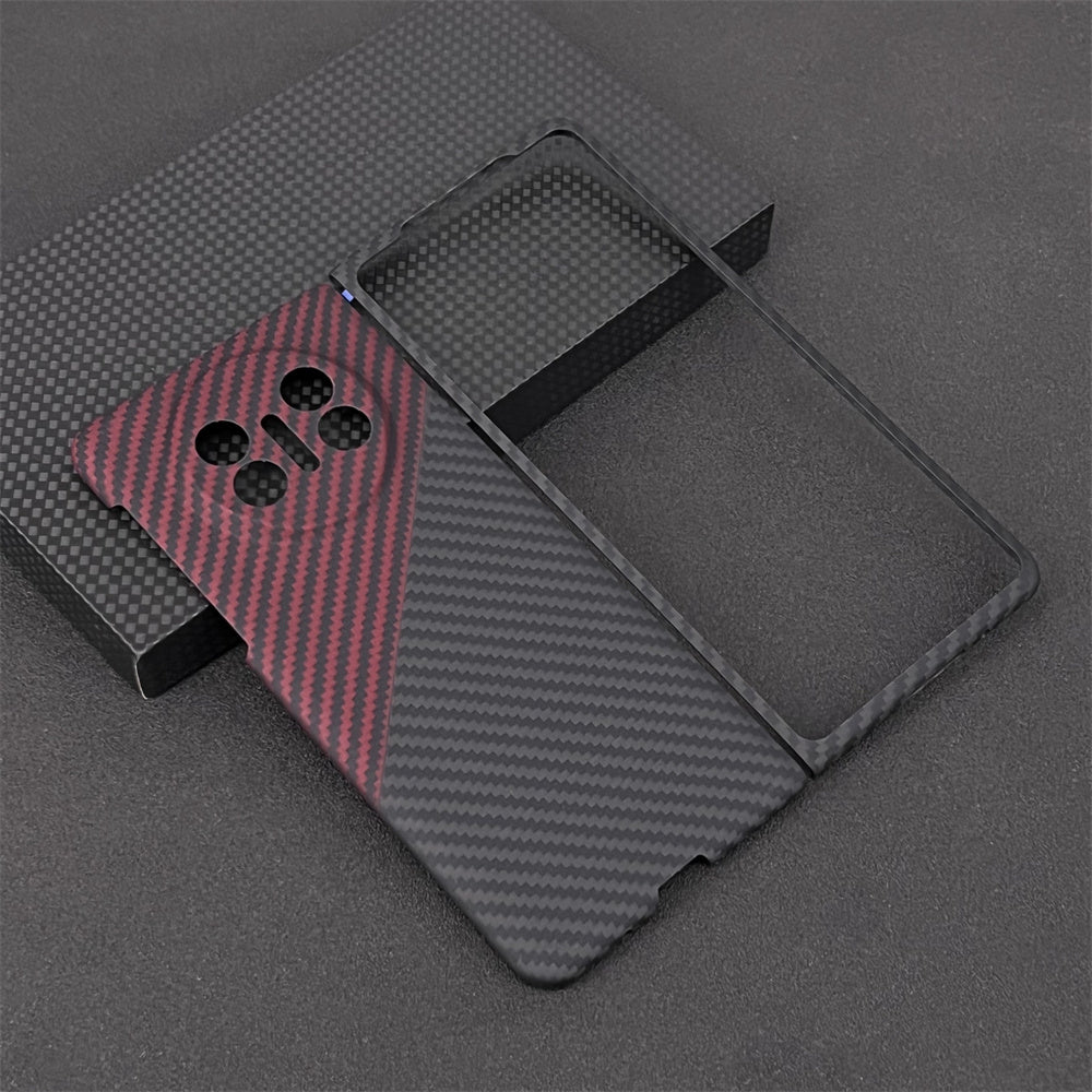 Oatsbasf Luxury Pure Carbon Fiber Case for Huawei Mate X3 / X2 / Xs 2 / Xs