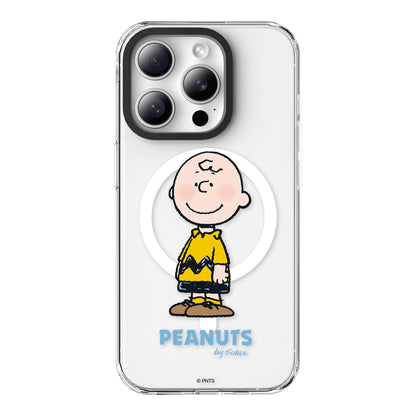 Peanuts Snoopy MagSafe Shockproof Transparent Case Cover