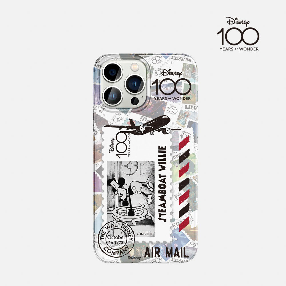 Disney 100th Anniversary Stamp TPU+PC Back Cover Case