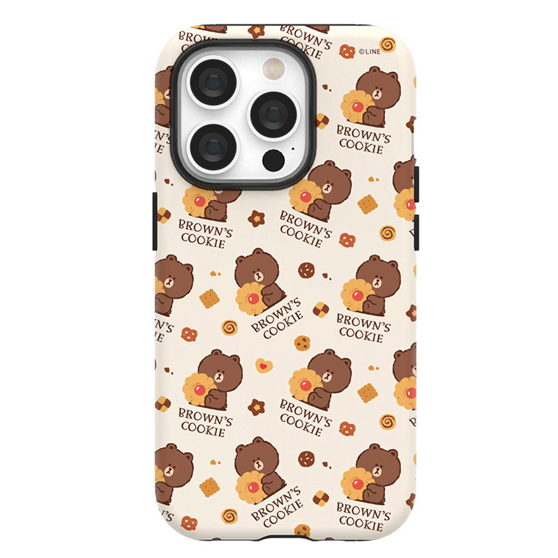 Line Friends Dessert Dual Layer TPU+PC Shockproof Guard Up Combo Case Cover