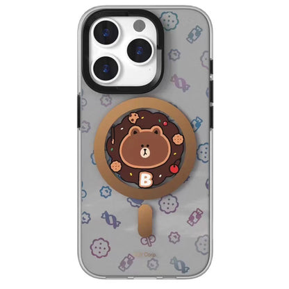 Line Friends Laser MagSafe All-inclusive Shockproof IMD Protective Case Cover