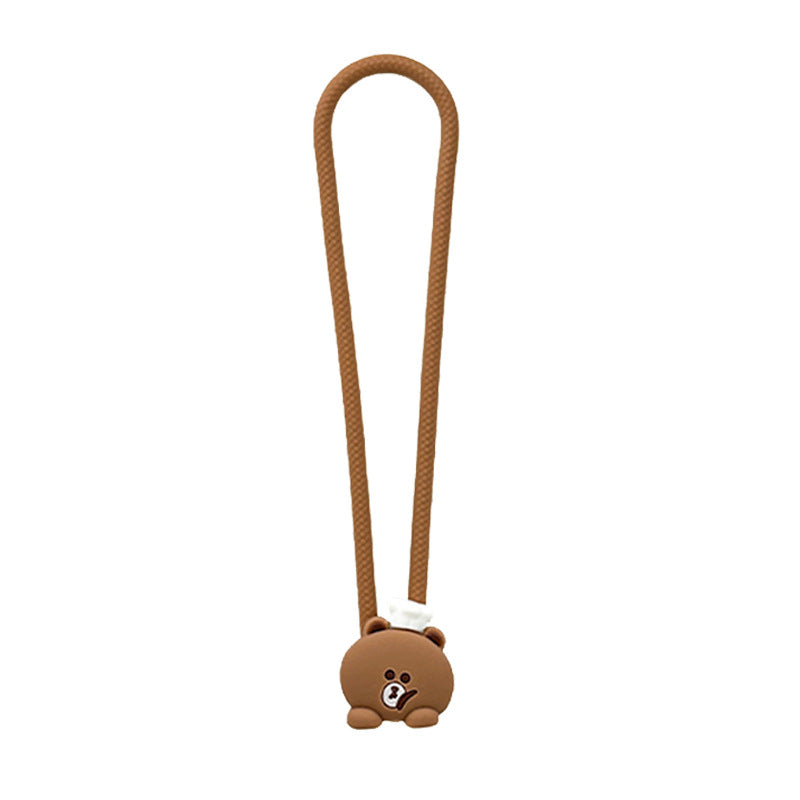 Line Friends Love Coffee Anti-lost Strap Phone Lanyard